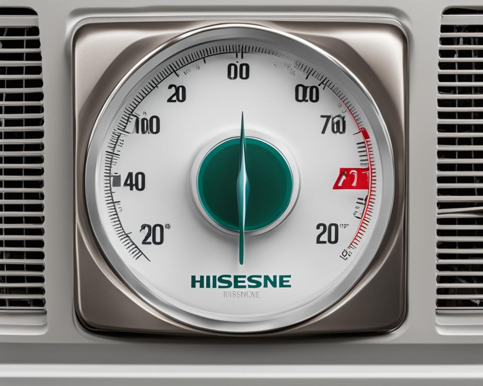 Hisense air conditioner thermostat