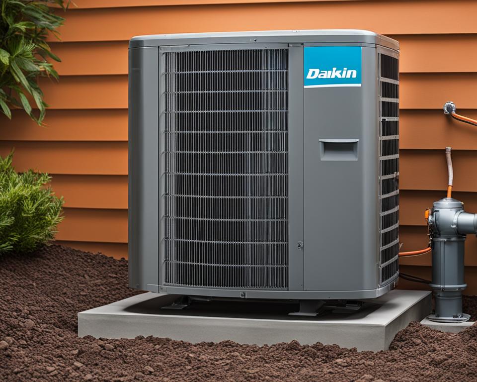 daikin heat pump not heating