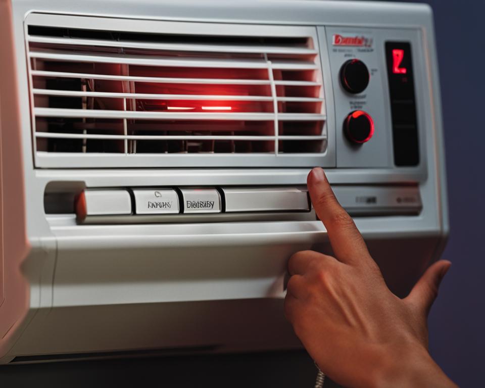 danby air conditioner troubleshooting beeping sound