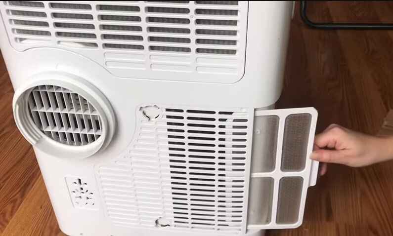 Black and Decker portable air conditioner smells bad