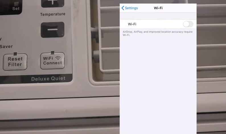 GE air conditioner won't connect to WiFi