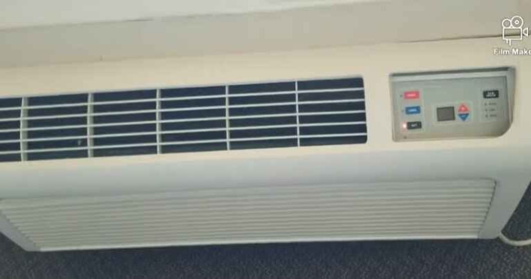 amana air conditioner leaking water