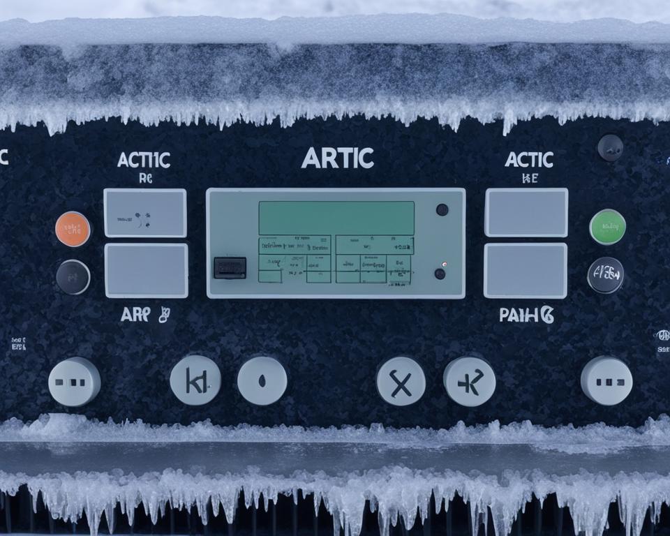 arctic king air conditioner control panel freezing